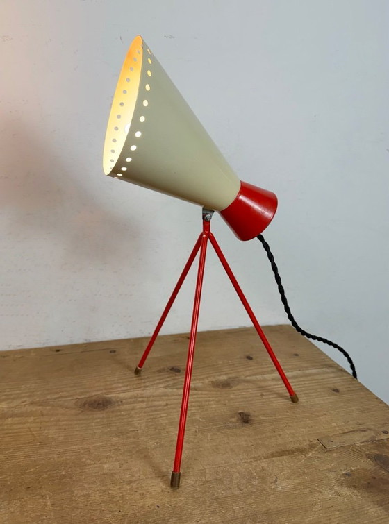 Image 1 of Lampe de table vintage du milieu du siècle par Josef Hůrka pour Napako, 1950s