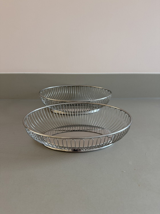 Alessi Cestini per il Pane 2 Pezzi – Ciotole, Metal, rvs (photo 7 of 8)