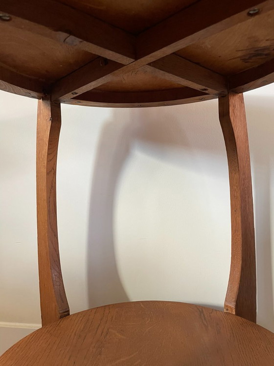 Amsterdam School side table, 1920s – Wood (photo 4 of 8)