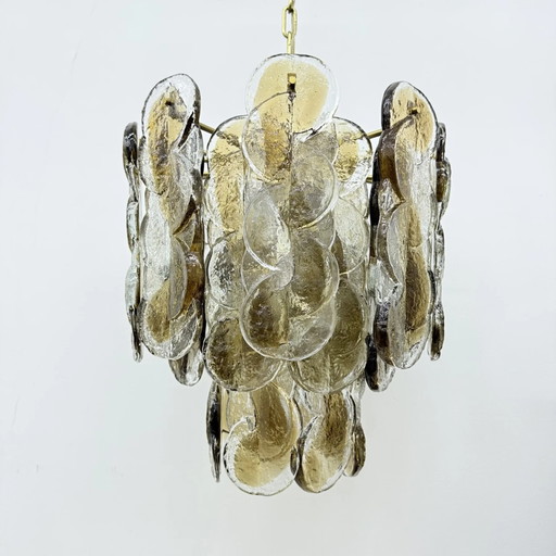 Grote Citrus Plafondlamp van J.T. Kalmar, jaren 70