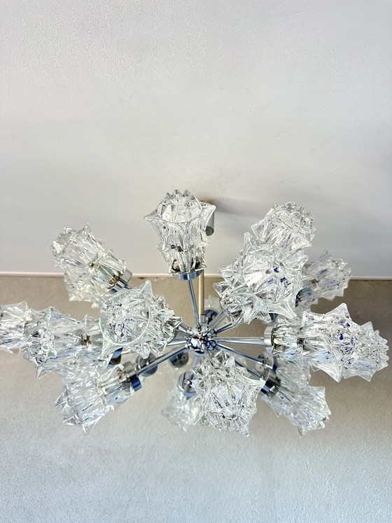 Vintage Richard Essig Spoetnik Lamp – Hanglampen, Glass, Metal (photo 4 of 18)