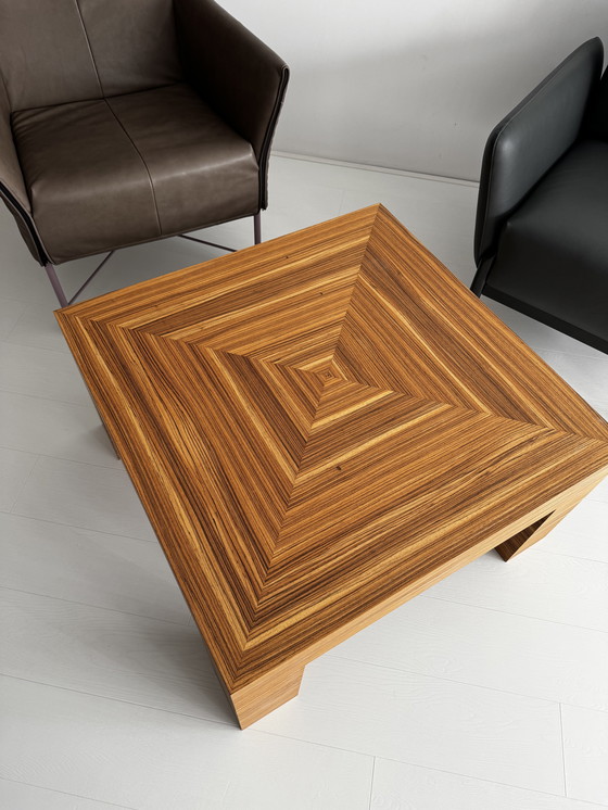 Image 1 of Zebrano Salontafels met Zebrano bijzettafeltjes