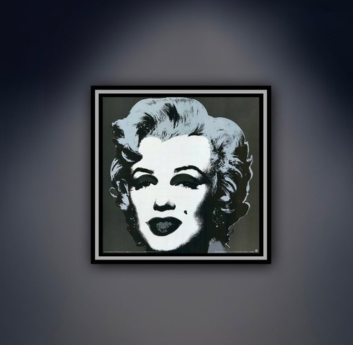 Andy Warhol: "Marilyn Monroe - black, 1967". In excellent condition.