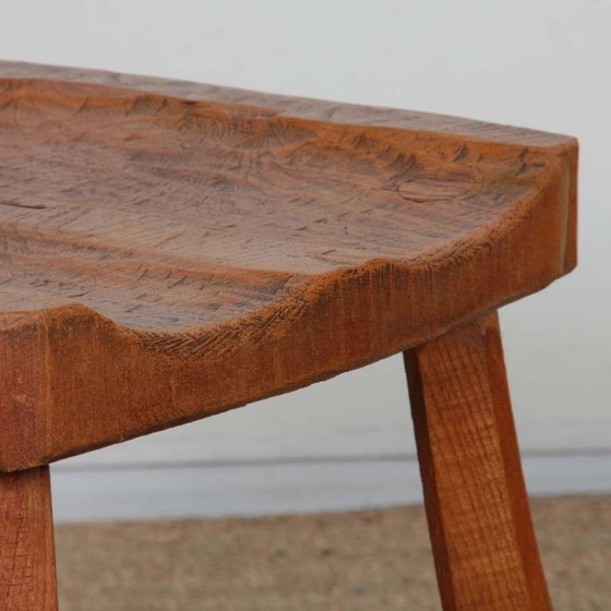 Image 1 of Sgabello a treppiede nello stile delle officine Marolles, 1960