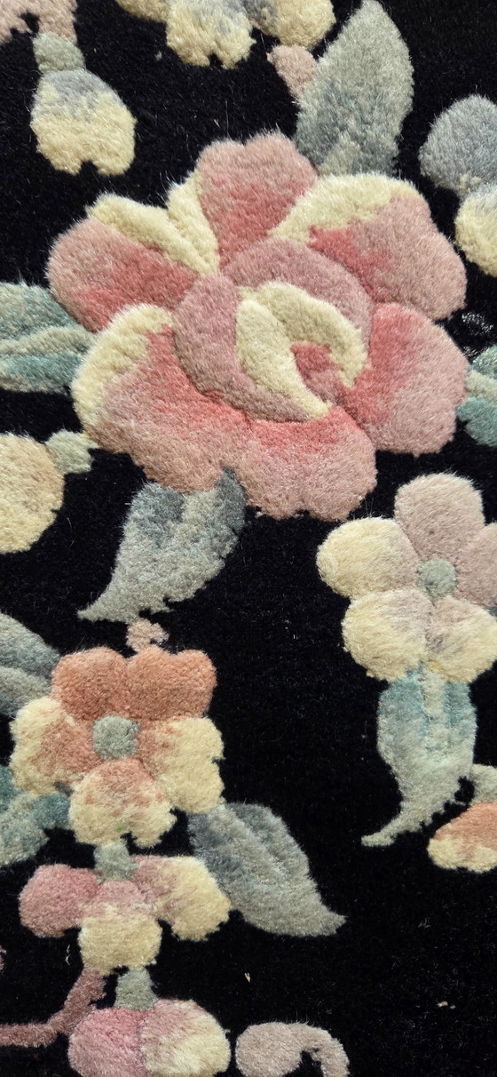 Handgeknoopt Art Deco Stijl Vintage Kleed – Vloerkleden en tapijten, Cotton, Wool (photo 7 of 8)