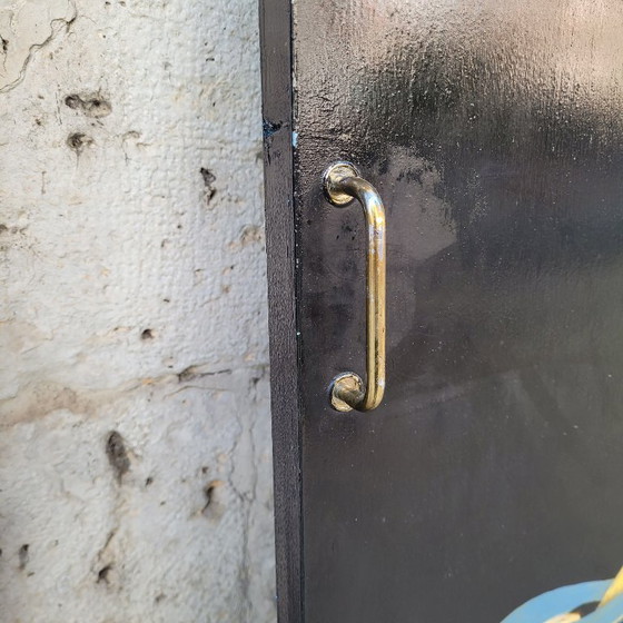 Image 1 of Coppia di pannelli dipinti “Magic”, Aldo Franceschini per Max Dif, anni ’70 – Francia