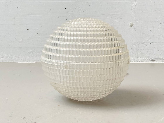 Image 1 of Rara lampada a sospensione con decorazioni a rilievo a bolle, anni '70.