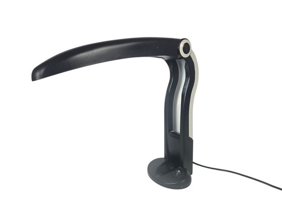 Image 1 of Lampada da tavolo Tucano - pop art - design H.T. Huang - bianco/nero - anni '80