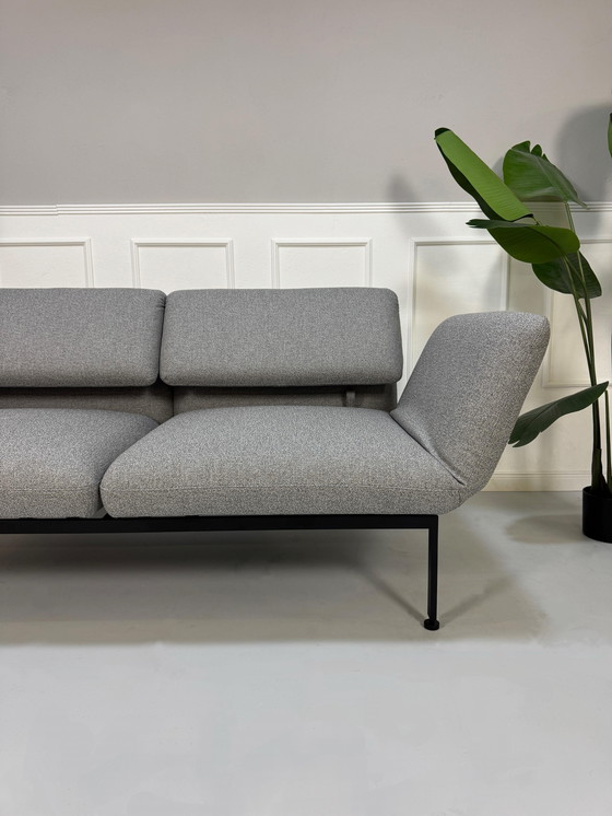 Image 1 of Brühl Roro designer gray fabric sofa bed exhibition piece