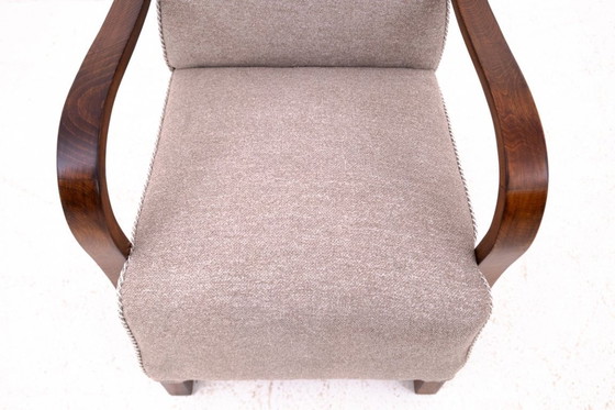 Image 1 of A pair of Art Deco armchairs designed by J. Halabala from the 1930s, Czechoslovakia.