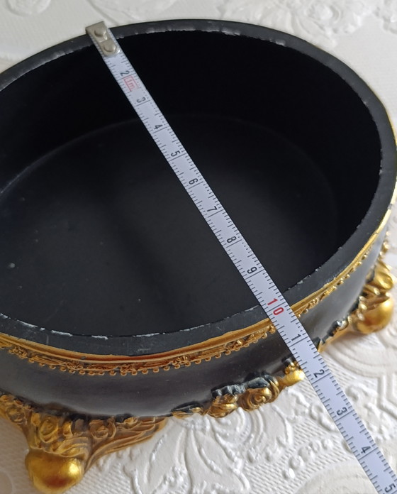 Portagioie vintage decorato in stile Luigi XVI – Oggetti decorativi (photo 6 of 10)