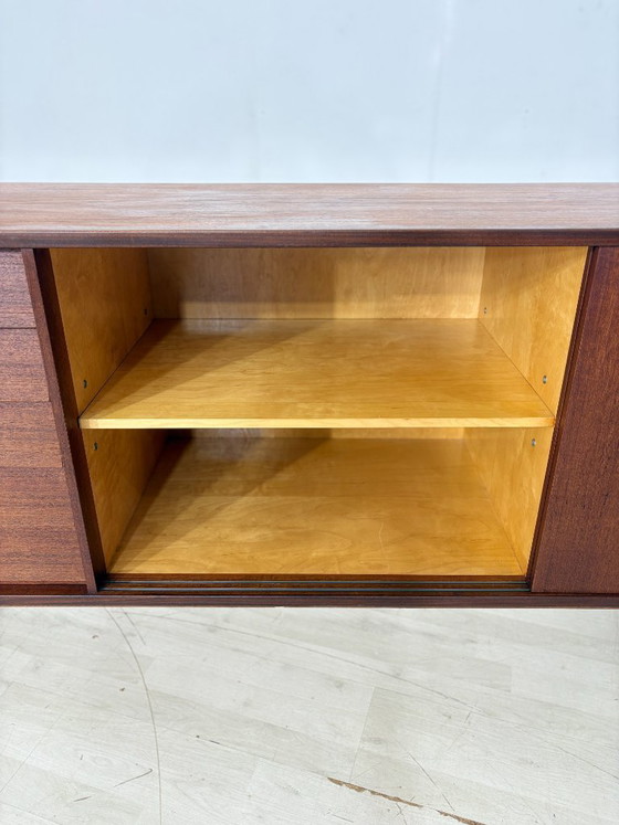 Image 1 of Very beautiful mid-century sideboard / teak sideboard from the 1960s / vintage teak sideboard