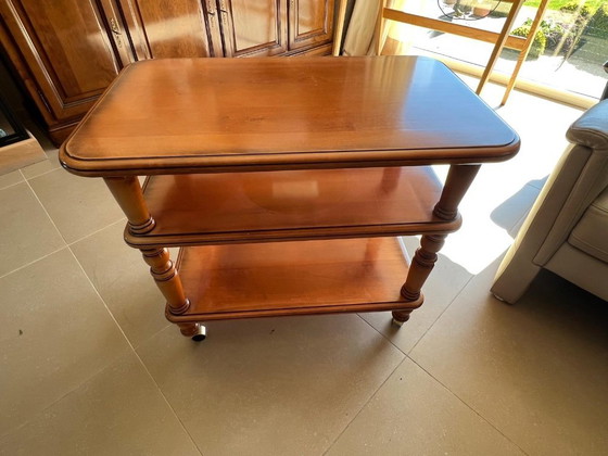 Image 1 of 5-teiliges Wohnzimmer-Set – Hochwertiges klassisches Kirschholz