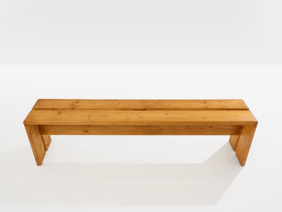 Image 1 of Panche in pino di Charlotte Perriand Les Arcs, anni '70