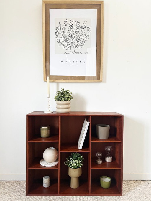 Teak bookcase Peter Hvidt and Orla Mølgaard Nielsen 50's