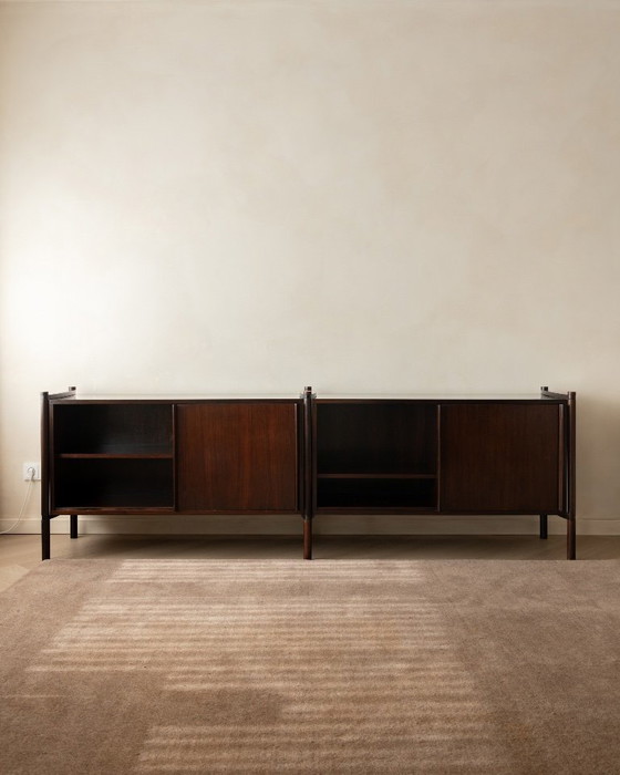 Credenza Archimede in palissandro di Hirozi Fukuoh per Gavina, anni '60 – Credenze, Wood (photo 2 of 24)