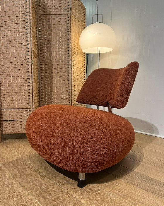Image 1 of Fauteuil Leolux Pallone RÉCEMMENT REVÊTU + Garantie