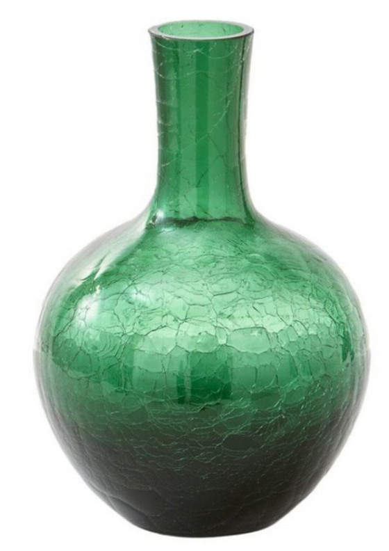 2 pots à poignet : Vase boule en verre craquelé L et S vert – Pols Potten, Glass (photo 5 of 5)