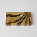 Italienische Onyx-Vide-Poche mit Sonnenmotiv, 1960er Jahre