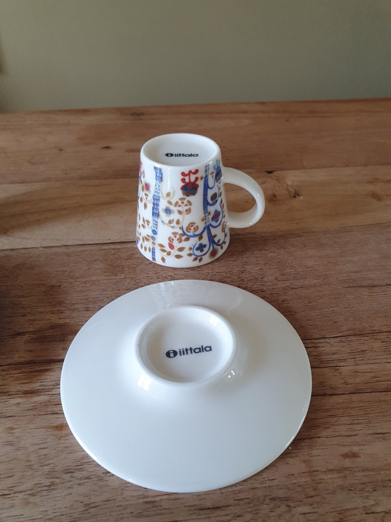 Image 1 of 5 tazas de espresso Iittala Taika + 8 platillos para café