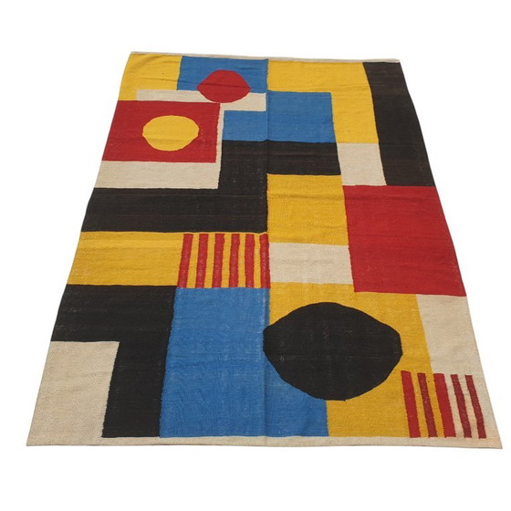 Sonia Delaunay Esquisse 1954 Kunstteppich/Wandteppich | Handgewebte Wolle | 175×247 cm – Teppiche & Läufer (photo 7 of 12)