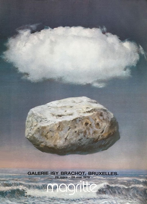 René MAGRITTE Isy Brachot - Affiche 1970