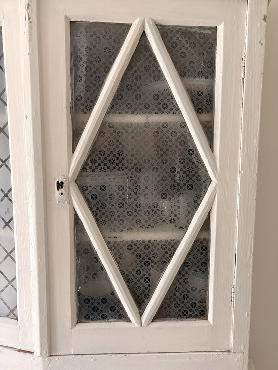 Image 1 of Vintage landelijke kast / servieskast