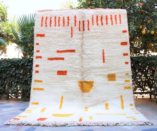 Alfombra bereber grande de 300 cm x 400 cm. – Aime Té, vloerkleden en tapijten, Wool
