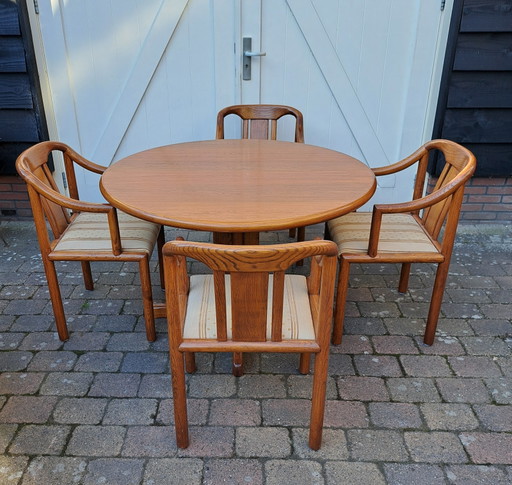 Set da pranzo dal design danese – eetkamerset, Textile, Wood (photo 2 of 15)