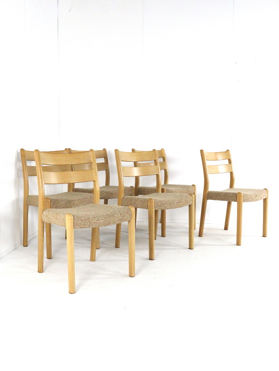 Image 1 of 6x EMC Mobler Stühle Dänischer Jahrgang
