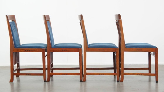 Image 1 of 4x  Art Deco eetkamerstoel van Schuitema uit de Decoforma serie