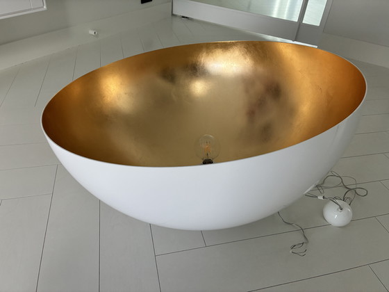 Image 1 of Very Beautiful, Original Dome Lamp Gold Leaf