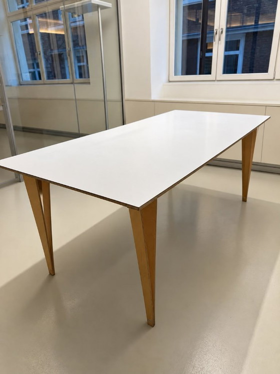 Moormann Spanoto Dining tables 160 cm & 190 cm, several available, Nils Holger Moormann, Wood, White, Modern (photo 5 of 6)