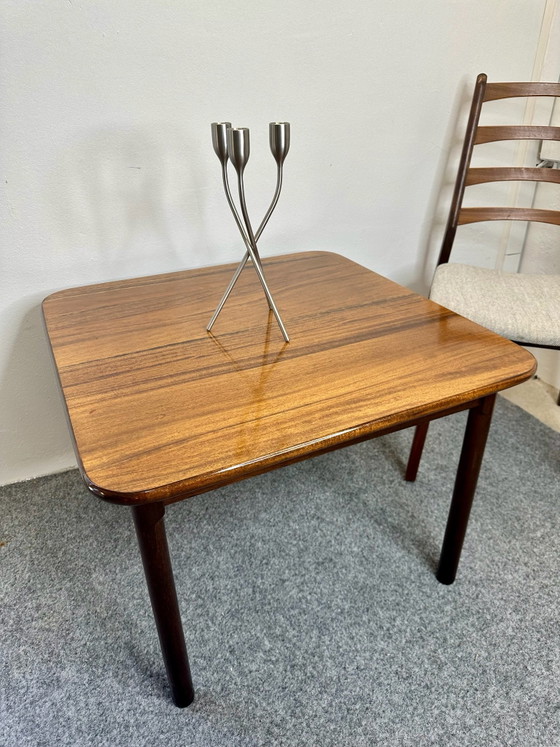 Tavolino in teak di design danese Mid-Century Haslev Møbelsnedkeri, Tavoli da pranzo, Legno, Marrone (foto 2 di 15)