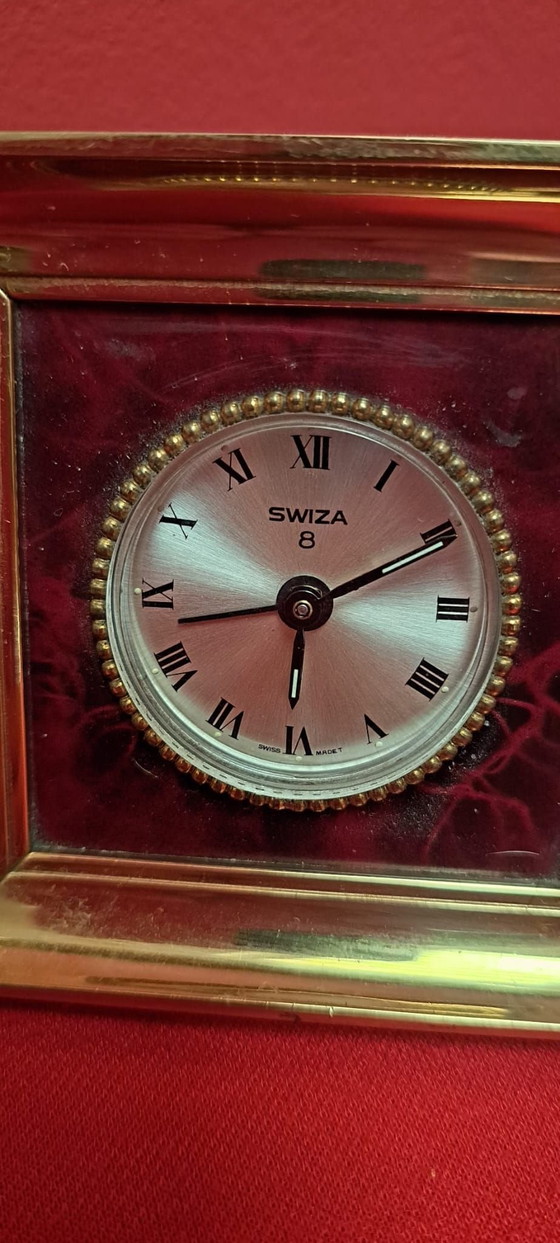 Sveglia Swiza 8 Neoclassica, Orologi, Vetro, Metallo, Dorato (foto 5 di 9)