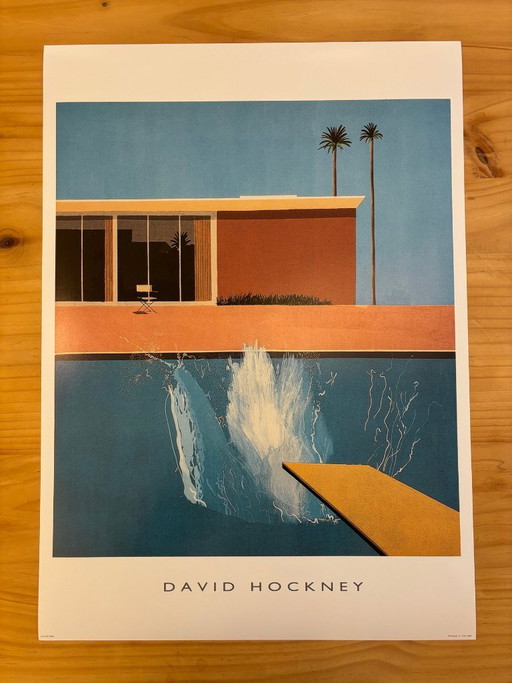 David Hockney - A Bigger Splash 1967 - Print Artwork – giclee prints, Paper