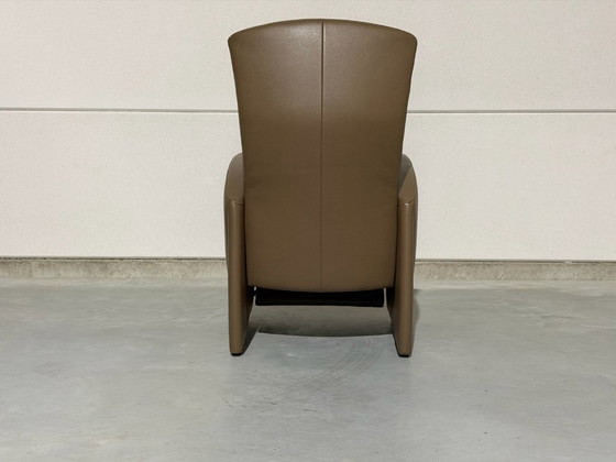 Jori Vinci Adjustable recliner chair - as good as new, Leather, Metal, Brown, Modern (photo 6 of 11)