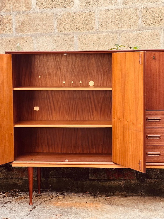 Credenza alta scandinava anni '60 – Mobile bar, Legno (photo 8 of 9)