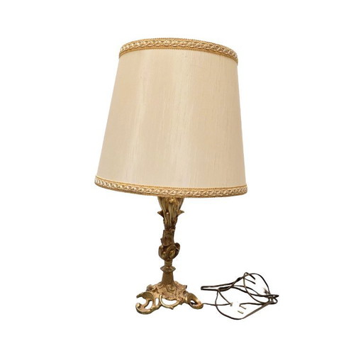 Gilded Rococo style table lamp