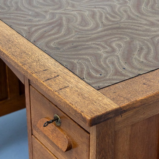 Image 1 of Scrivania in rovere 1900-1910