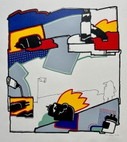 Screen printing Huibert van Dorp