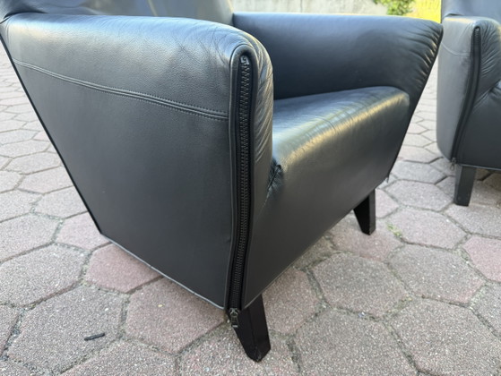 2x Artifort F330 Córdoba Gerard Van Den Bergh – Sillones, Leather, Wood, Modern (photo 10 of 14)
