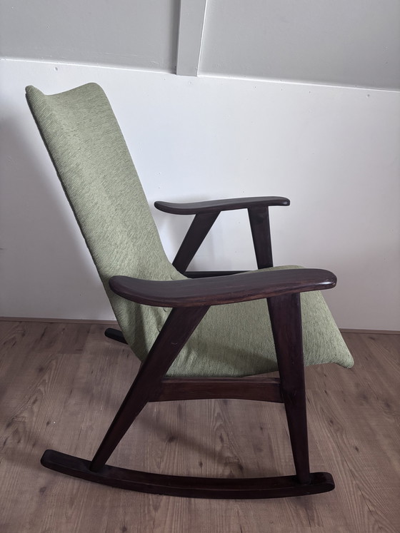 Image 1 of Louis van Teeffelen rocking chair Mid-Century Design