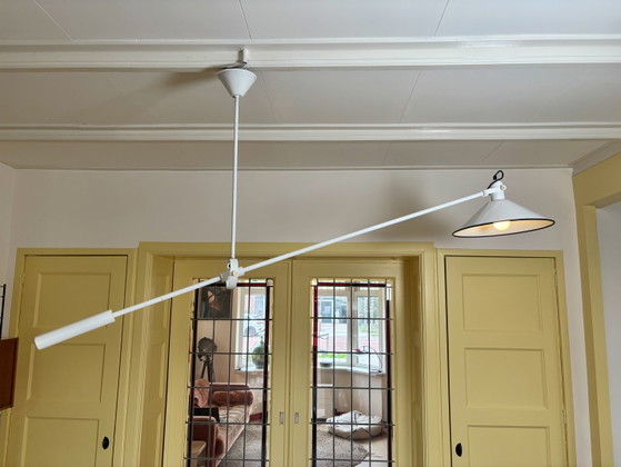 Anvia Counterbalance Ceiling Lamp J.J.M. Hoogervorst – Ceiling lights, Metal (photo 2 of 14)