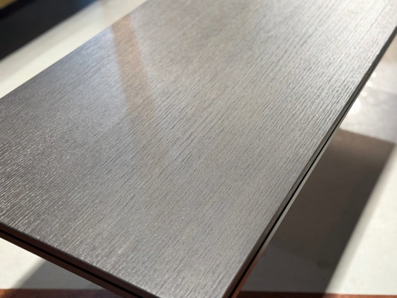 Indice 150x45, Karaat, Tables basses, Métal, Bois, Marron, Minimalisme (photo 4 sur 5)