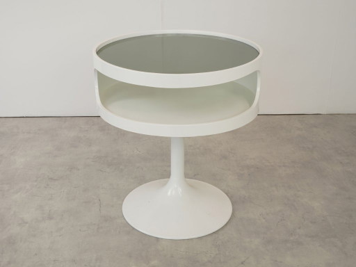 Table d'appoint Opal Luna, design vintage, style années 70, époque spatiale