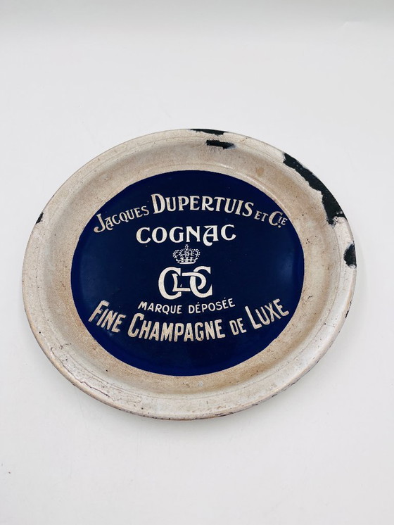 Image 1 of Vassoio smaltato Cognac Jacques Dupertuis