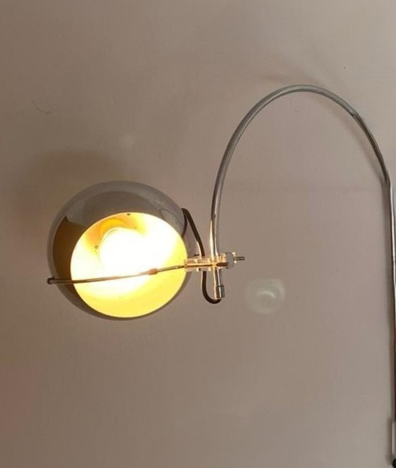 Image 1 of Lampada da parete ad arco Gepo Amsterdam, dal design vintage, con doppia finitura cromata.
