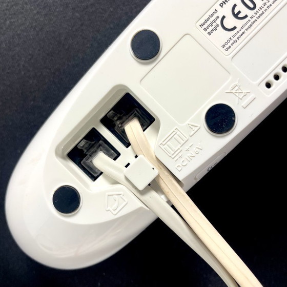 Image 1 of Téléphone sans fil Philips Mira M555 rouge et blanc avec répondeur (2013)