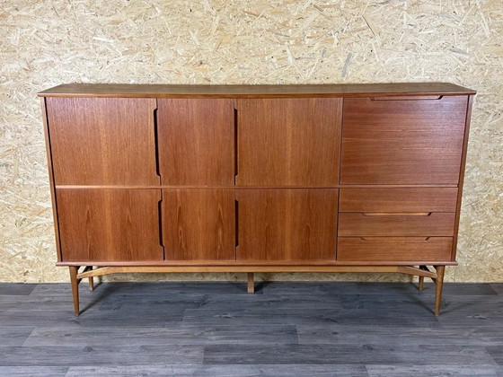 Image 1 of 60's 70's Teak Sideboard Highboard modèle Fredericia Danish Modern Design